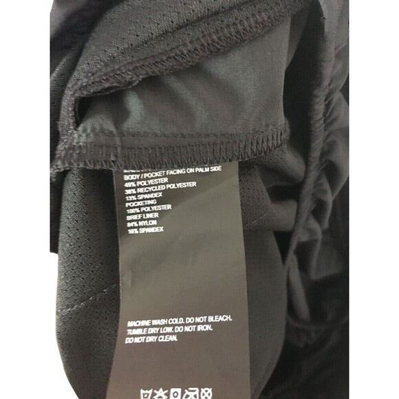 Tom Brady Brand Shorts Men's Size XXL Ink Black Zero Weight Lined - Picture 5 of 5